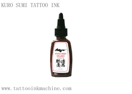 चीन ब्राउन कलर इटरनल टैटू इंक कुरो सुमी 1OZ स्थायी मेकअप बॉडी टैटू के लिए आपूर्तिकर्ता
