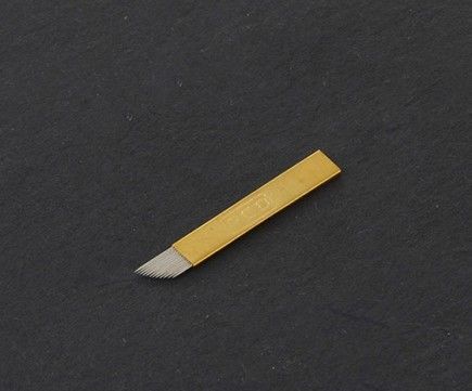 चीन स्थायी मेकअप डिस्पोजेबल टैटू सुई, मैनुअल पेन उपयोग के लिए प्राकृतिक सुई ब्लेड Bla आपूर्तिकर्ता