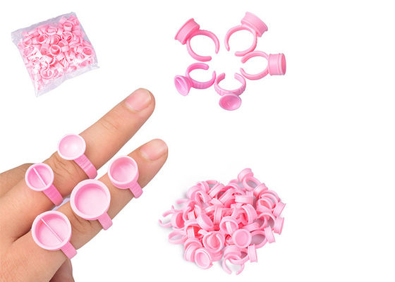 चीन अर्ध स्थायी टैटू उपकरण आपूर्ति गुलाबी स्याही की अंगूठी धारक आपूर्तिकर्ता