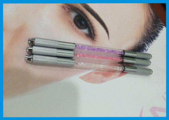 डबल हेड के साथ टैटू मैनुअल टैटू पेन 3 डी आइब्रो टैटू पेन 1