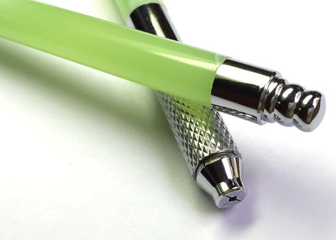 माइक्रोब्लैडिंग पेन टैटू मशीन गुलाबी / बैंगनी / सफेद 110 मिमी स्थायी टैटू पेन 0