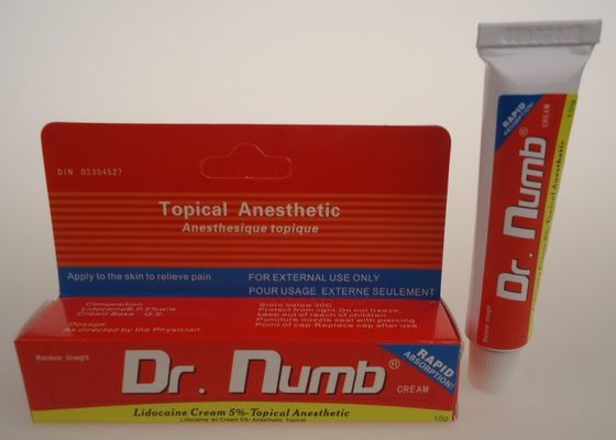 5% PMU Dr. Numb दर्द निवारण सामयिक दर्द टैटू एनेस्थेटिक क्रीम आपूर्तिकर्ता