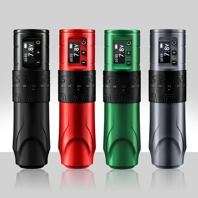 INKONE ब्रांड स्ट्रोक 2.4-4.2 मिमी कोरलेस मोटर टैटू मशीन वायरलेस टैटू पेन आपूर्तिकर्ता