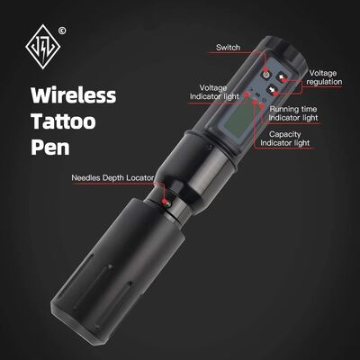 Electric LCD Display 2000mAh Battery Tattoo Gun RCA Wireless Rotary Tattoo Machine Pen Kit  for Tattoo Artist आपूर्तिकर्ता