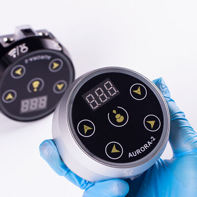 Wholesale New Upgrade Digital LCD Display Touch Screen Mini Aurora 2 Tattoo Power Supply Fit All Tattoo Machine आपूर्तिकर्ता