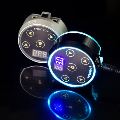 Wholesale New Upgrade Digital LCD Display Touch Screen Mini Aurora 2 Tattoo Power Supply Fit All Tattoo Machine आपूर्तिकर्ता