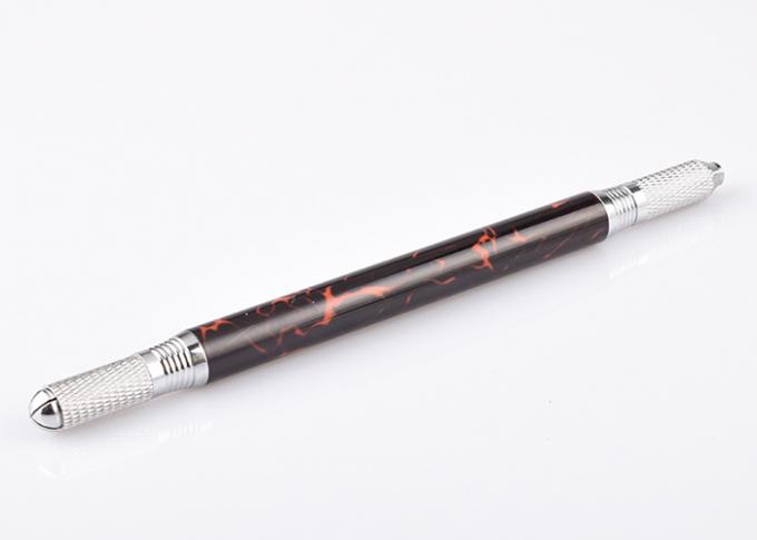 150 एमएम डबल हेड 3 डी माइक्रोब्लैडिंग आइब्रो सुई स्थायी मेकअप पेन 2