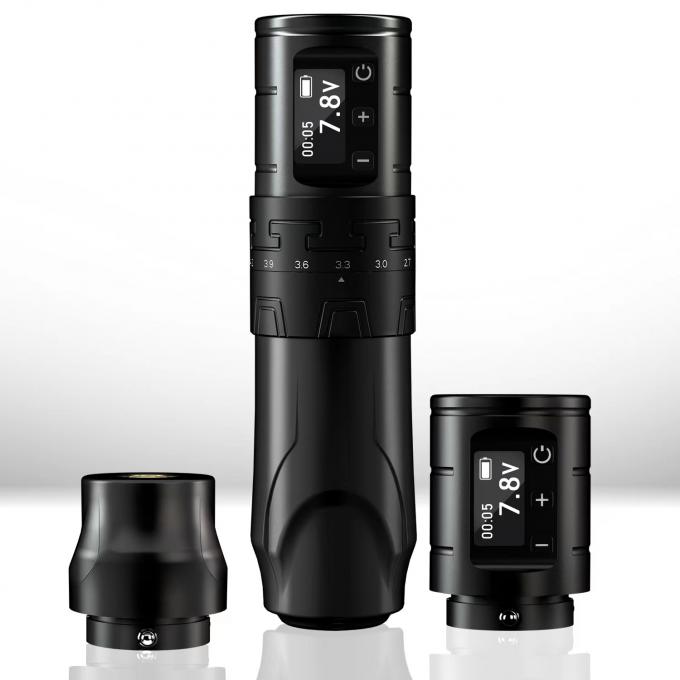 1500mAh वायरलेस टैटू गन INKONE SABER कोरलेस टैटू मशीन पेन शक्तिशाली मोटर लॉन्ग स्ट्रोक 4.2 मिमी एयरक्राफ्ट एल्यूमीनियम 8