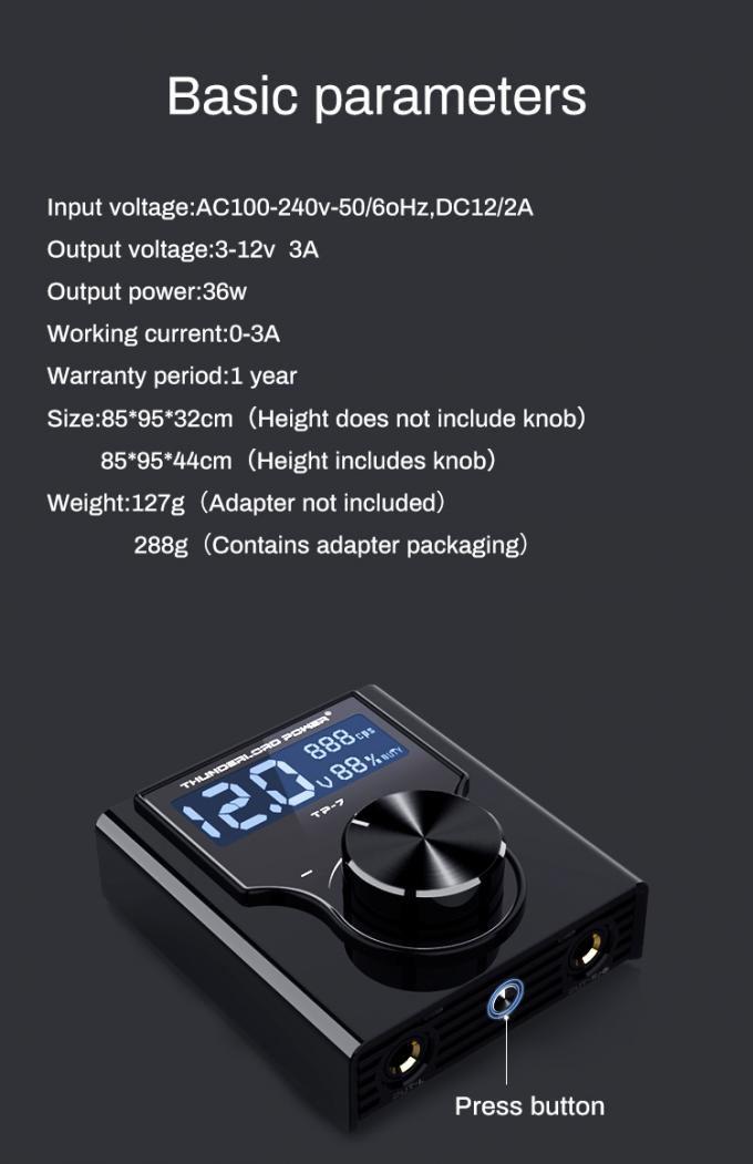 ताररहित बैटरी टैटू मशीन टैटू की दुकान के लिए बिजली की आपूर्ति में बनाया और सस्ती 5