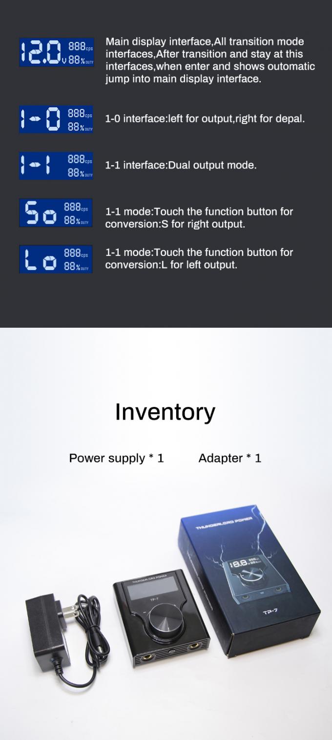 ताररहित बैटरी टैटू मशीन टैटू की दुकान के लिए बिजली की आपूर्ति में बनाया और सस्ती 6