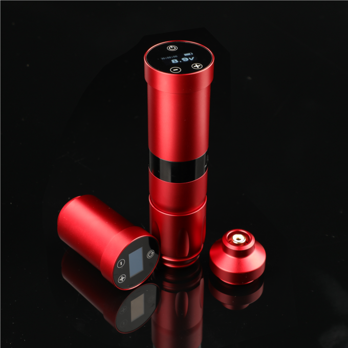 INKONE NARW ब्रांड डिजिटल एलसीडी टच स्क्रीन डिस्प्ले 1800mAh बैटरी टैटू पेन माइक्रोपिग्मेंटेशन मशीन वायरलेस टैटू मशीन 12