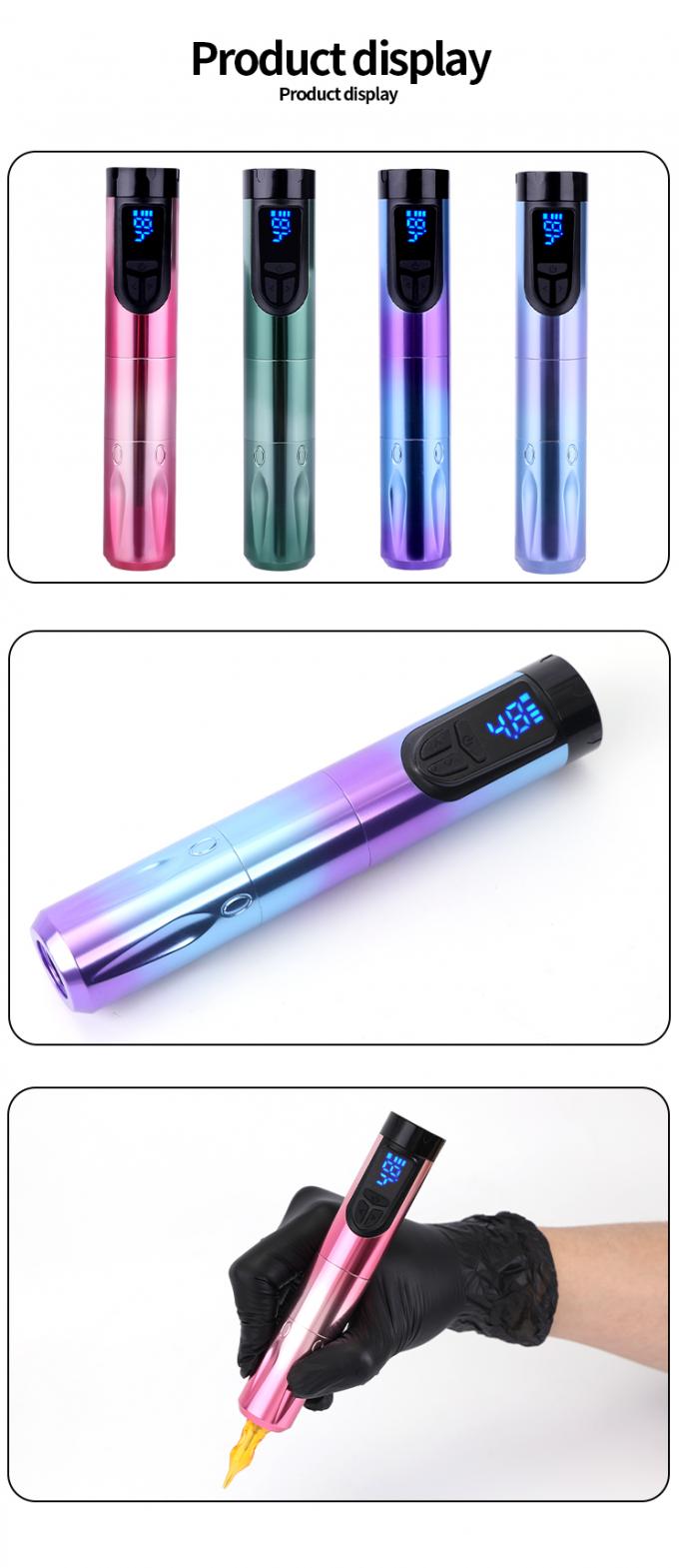 Y15 1200mAh वायरलेस रोटरी टैटू मशीन पेन टैटू बंदूकें उत्पाद श्रेणी 14
