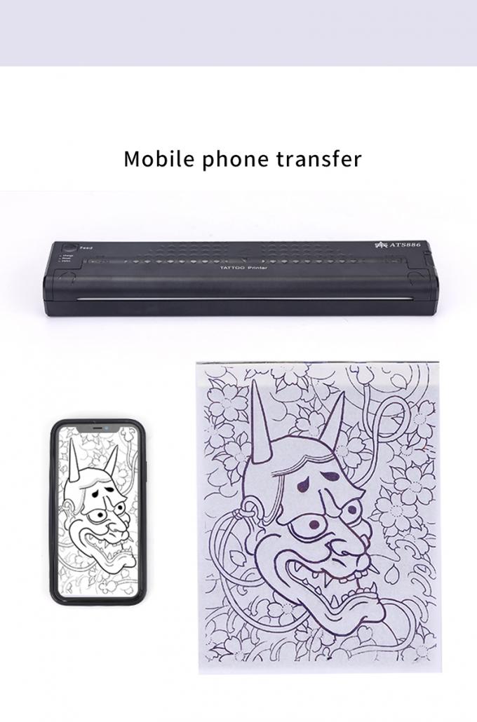 12000mAh मिनी टैटू स्टेंसिल प्रिंटर थर्मल कॉपी मशीन वायरलेस ट्रांसफर प्रिंटर टैटू प्रिंटर मशीन 14