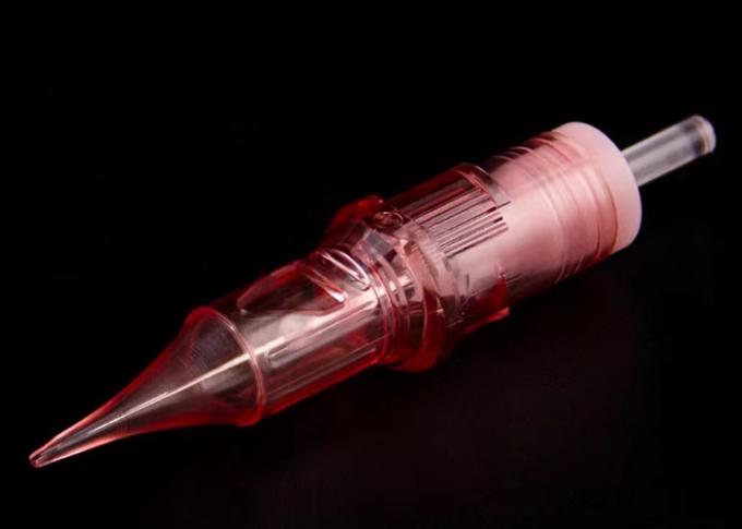 गुलाबी रंग में मेडिकल स्टैंडर्ड स्टेनलेस स्टील स्थायी मेकअप सुई 0